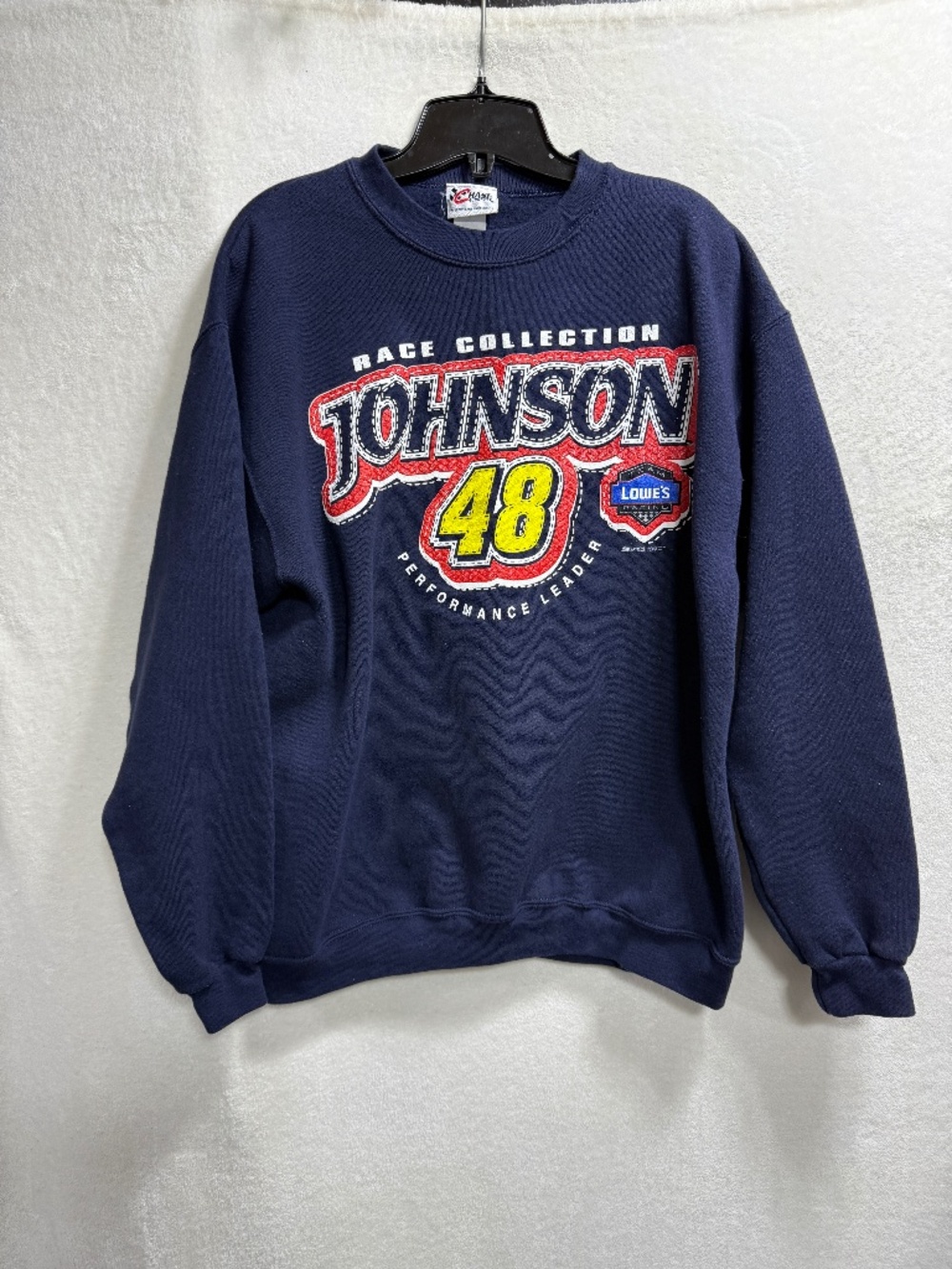 VTG 2005 Chase Authentics Jimmie Johnson # 48 NASCAR Crewneck Medium Sweatshirt